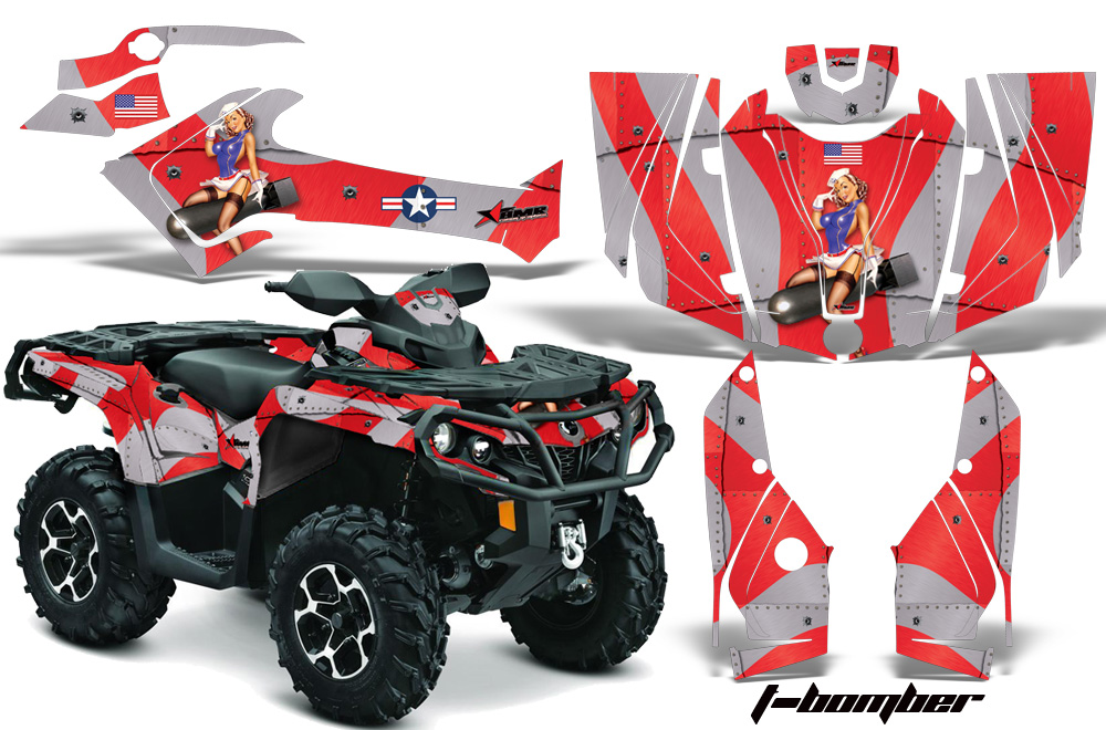 Can-Am Outlander 1000 2012 Graphics Kit R TB